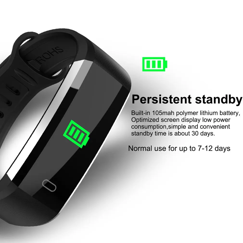Fit 29 цветной экран смарт Кольцо для рук 3d интерфейс Мониторинг Артериального Давления мониторинг сердечного ритма Ip67 водонепроницаемый Usb зарядка
