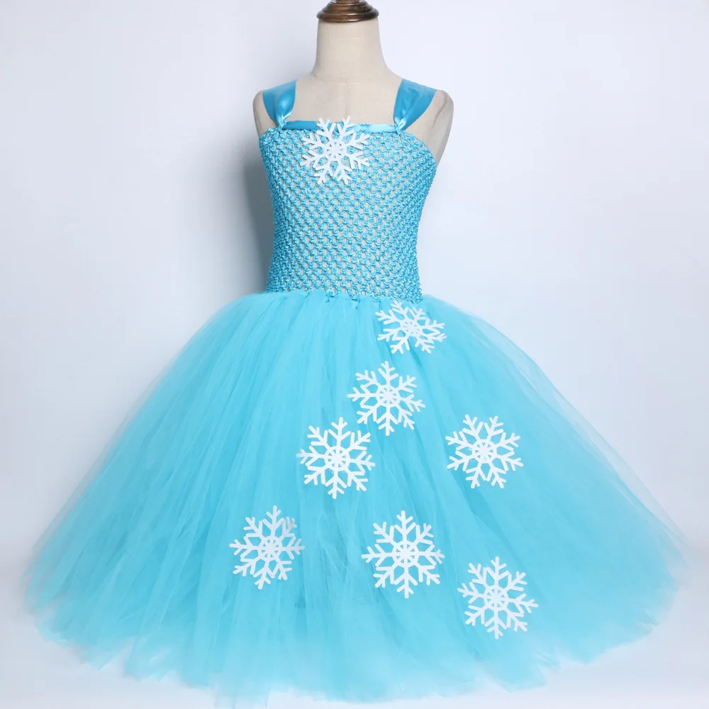 Карнавальный костюм Эльза вечерние платья ручной работы для девочек на Хэллоуин