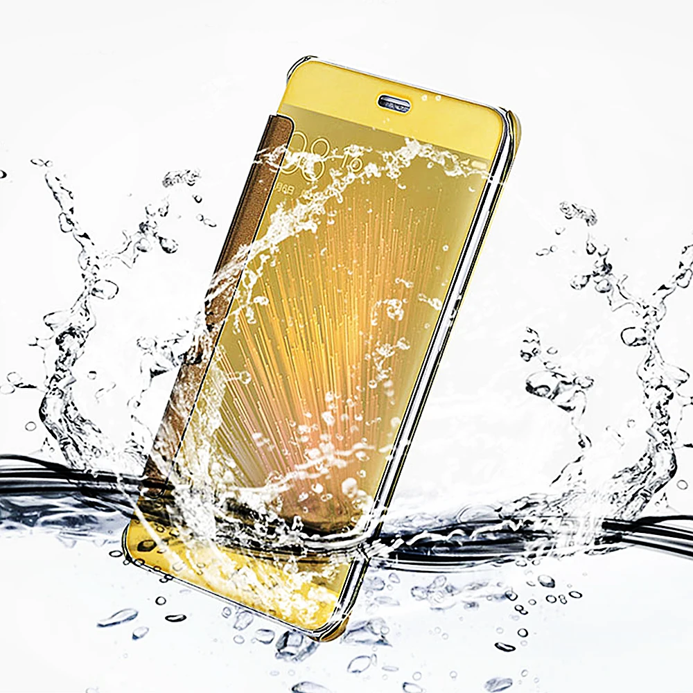 TIPFLY Smart Case покрытие mi rror Clear View Обложка Для Сяо 5 Смарт Флип Кожаный Чехол телефон