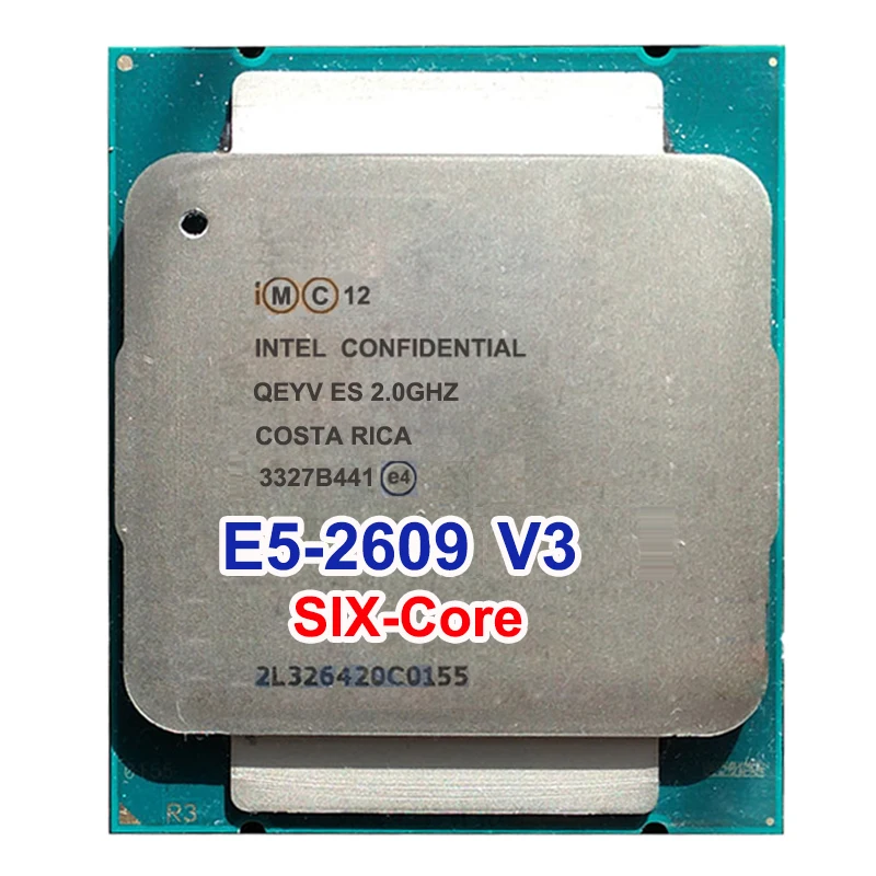 Xeon E5 2609v3 ES QS QEYV CPU 2 0 GHz 6 ядерный V3 2609V3 LAG2011 поточный процессор 85W|six core|e5 v3core processor |