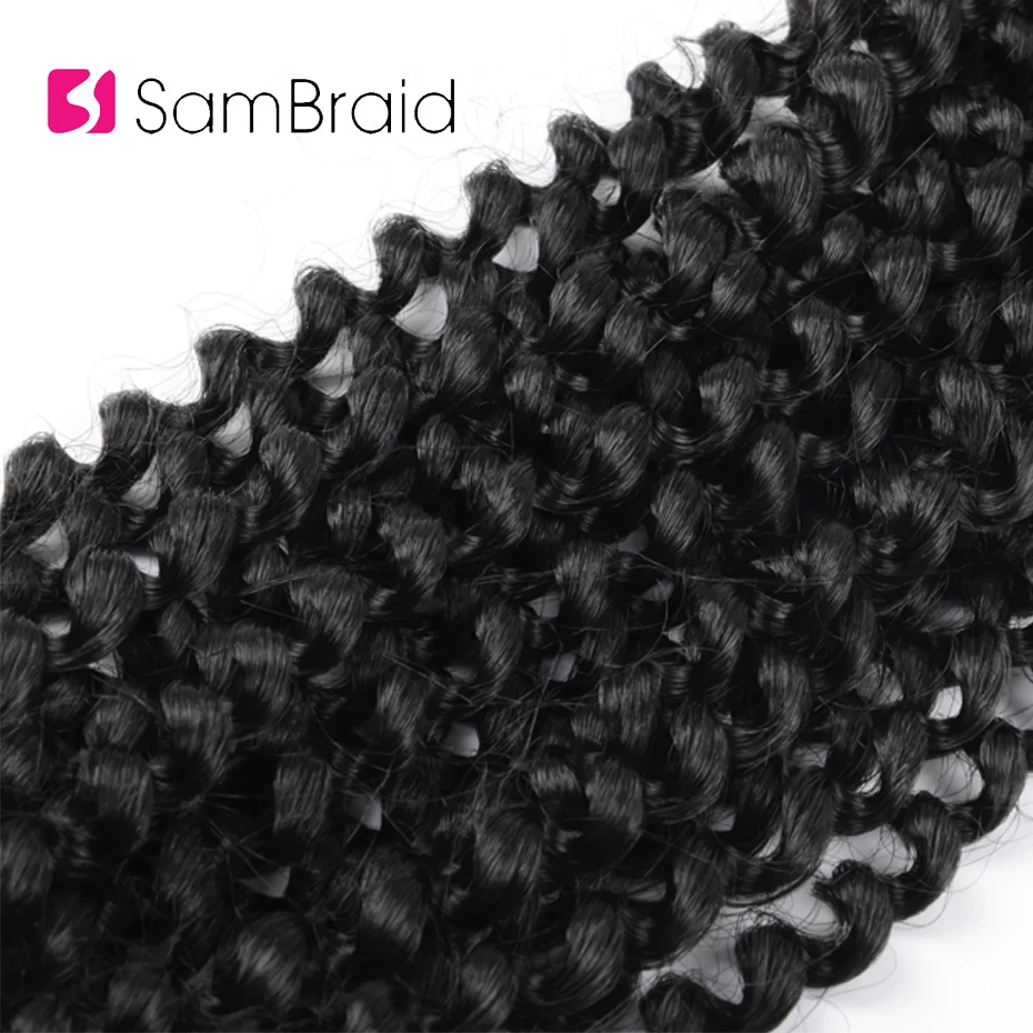 SAMBRAID 18 дюймов страстные весенние крученые волосы вязанные крючком косы