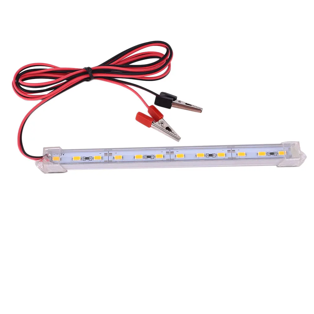 1 м 12LED полосы света прозрачность зажим жесткий водонепроницаемый двор | Лампы и