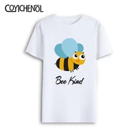 bee kind customize print tshirt men oversized short sleeves top large size modal o neck tshirt regular casual solid color tee