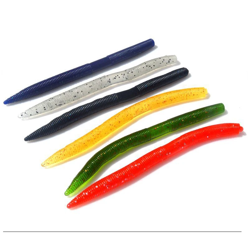 

Fishing Lure Big Thick Worm Soft Bait Sea Earthworm Artificial Lures Tackle 14cm/8.5g 6 Pieces/Bag