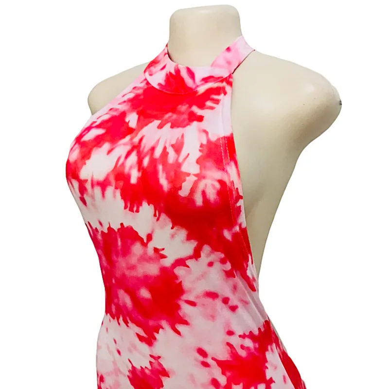 2020 сексуальный летний модный комбинезон женский длинный с открытой спиной