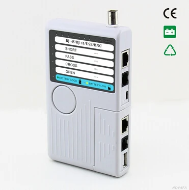 NOYAFA NF-3468 4 in 1 Network Cable Tester RJ45 RJ11 USB BNC LAN Cat5 Cat6 Wire Continuity Test