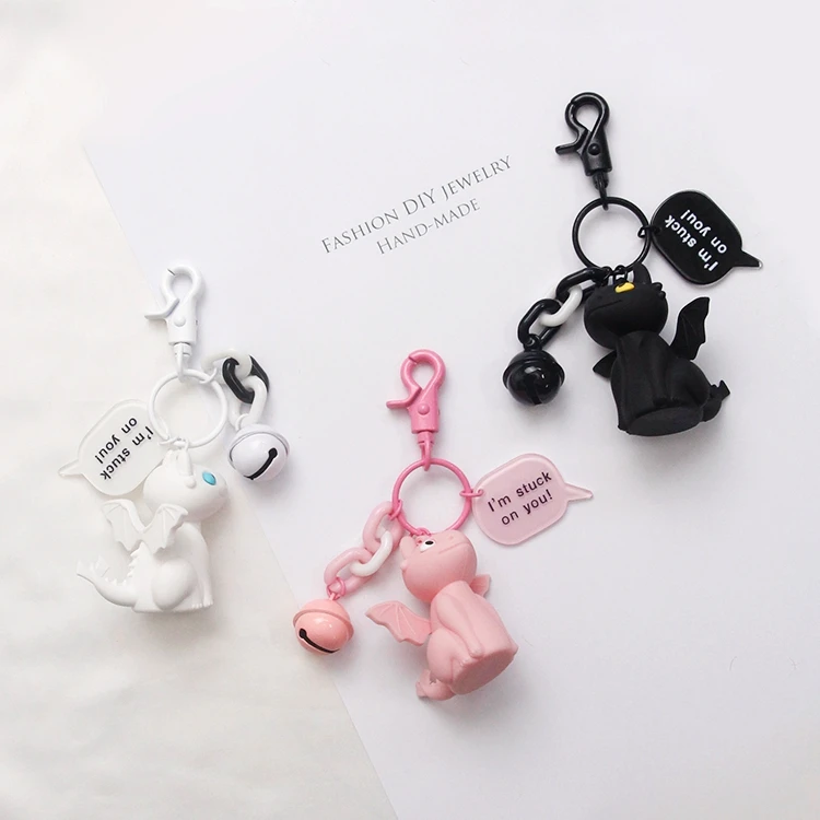 Мультфильм дракон животное аниме подвеска детские игрушки брелок для женщин