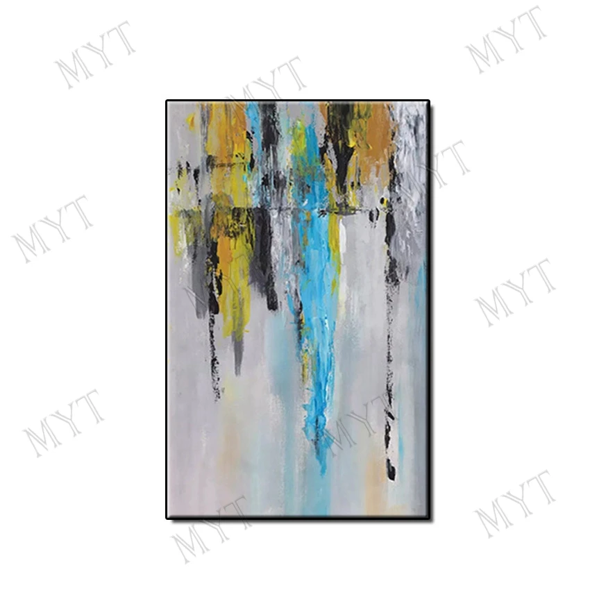 

Free Shipping New Oil Painting 100% Handmade Abstract Canvas Wall Art Hangings Decoration Paintings Wall Art For Living Room