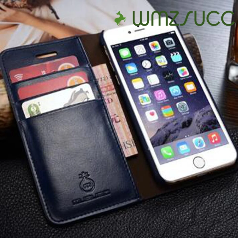 WMZSUCC натуральный пояса из натуральной кожи стиль бумажник чехол для iPhone 7 6 6S 8 Plus/X