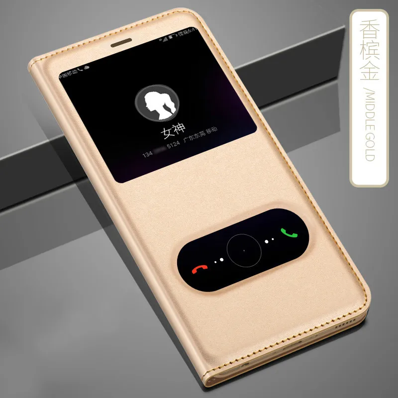 Чехол Huawei Honor 7A Y5 Prime 2018 роскошный кожаный чехол с откидной крышкой для бизнес окна