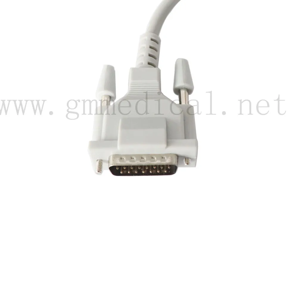 Совместим с кабелем Schiller EKG IEC 10-lead DB15M&gt грабббер. |