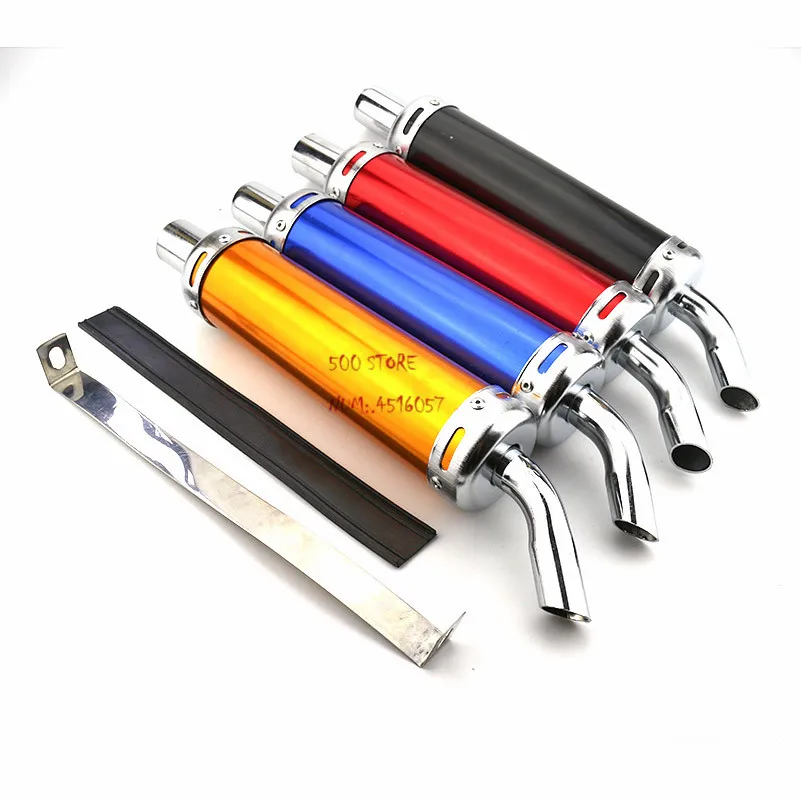good quality 28mm double row Aluminum alloy Motorcycle modified exhaust pipe for For two-stroke Dirt Pit Bike ATV | Автомобили и
