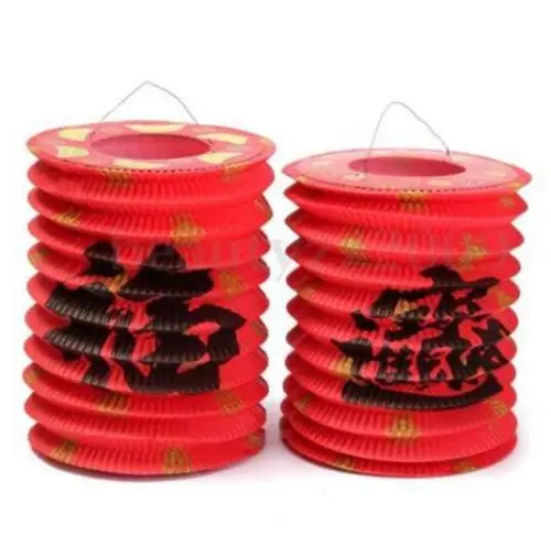 Китайская азиатская подвесная бумага праздничные фонари вечерние новогодний
