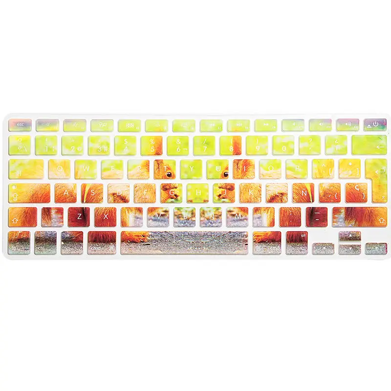 ЕС Великобритания испанский постепенное изменение цвета Силиконовая накладка