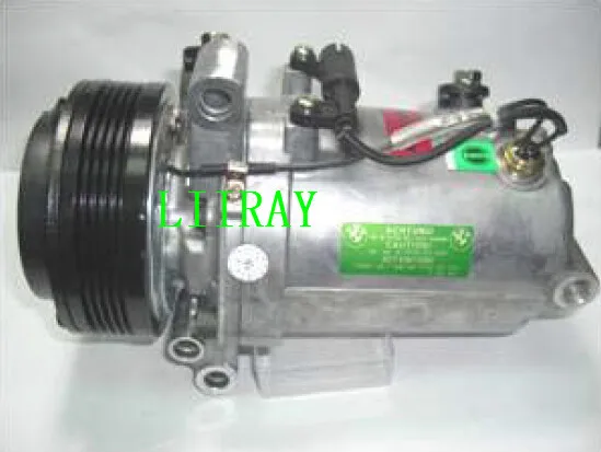 Авто ac компрессор для BMW E46/318-1.9 (m43) 99-01 OEM 64528375319 64528386650/64526901206 Тип # ss12doli шкив 5pk110m/м (12