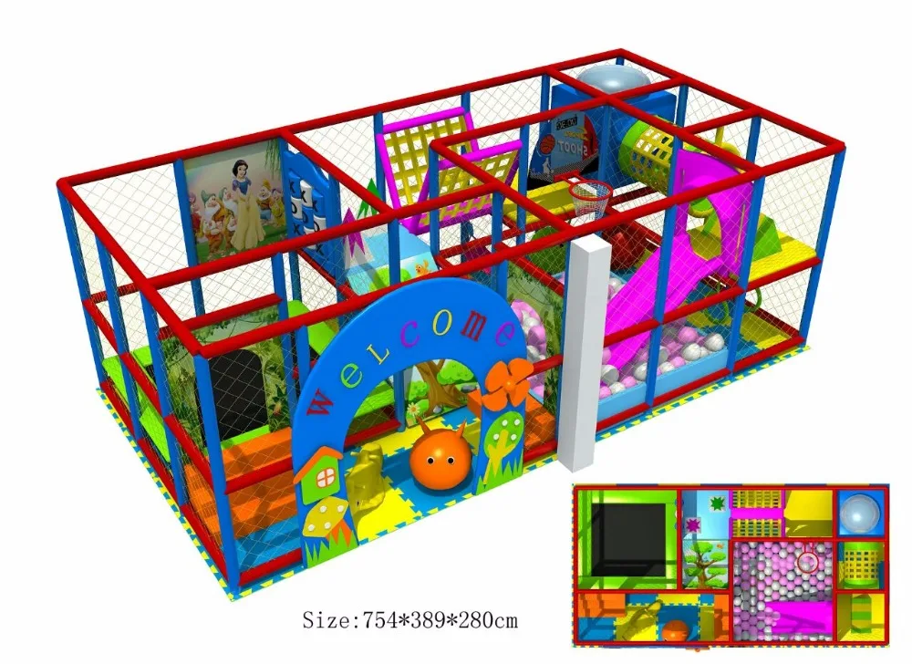 Экспортируется в США нетоксичное оборудование для комнатных игр школы 20 лет от