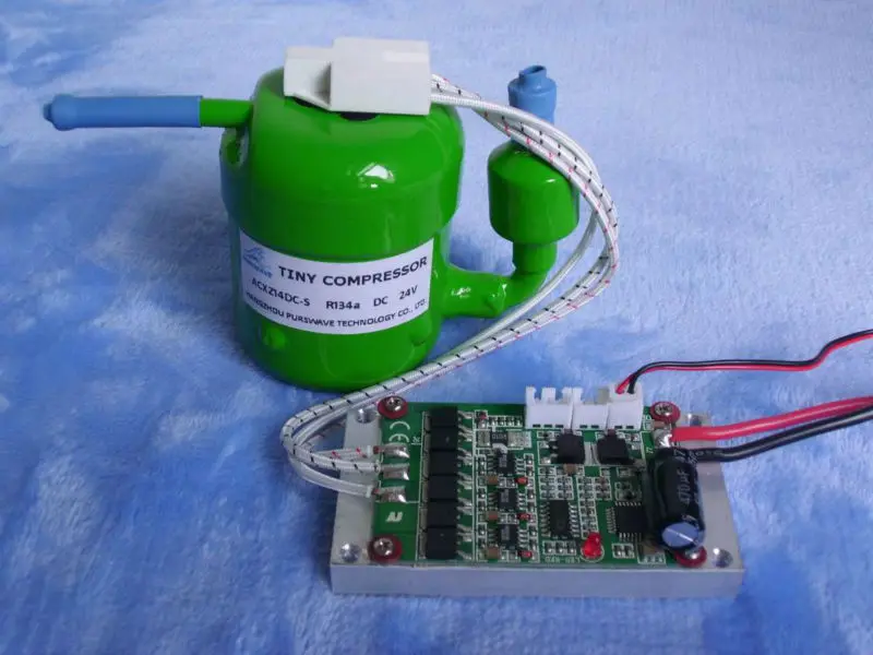 PURSWAVE ST19DC DCTiny компрессор 12V24V48V Макс 450 Вт Емкость R134a для портативного холодильника мини компрессор кондиционера