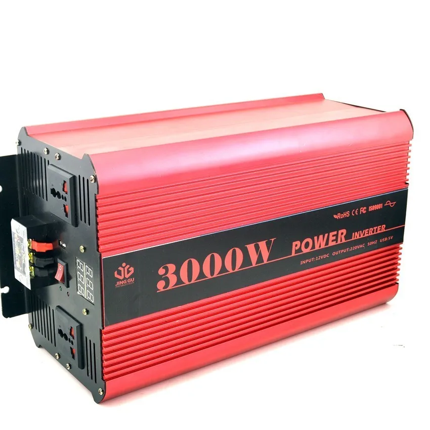 Mkele высокое качество dc 24V к ac 110v 3000 ватт мощность чистая синусоида инвертор|inverter
