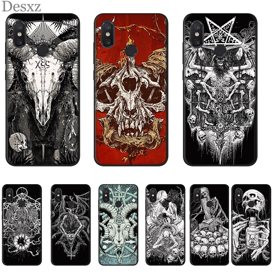 Чехол для мобильного телефона Desxz силиконовый чехол Xiaomi Redmi Note 4 4X 5 6 7 8 T Pro 5A Prime Satanic
