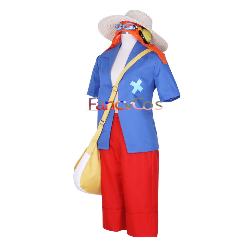 Хэллоуин цельный фильм: Мощный мир Косплей Обезьяна D. Luffy косплей костюм игра