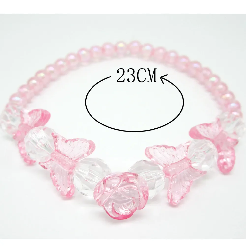 Новинка 10 цветов американская кукла для девочек хрустальные бусы ожерелья