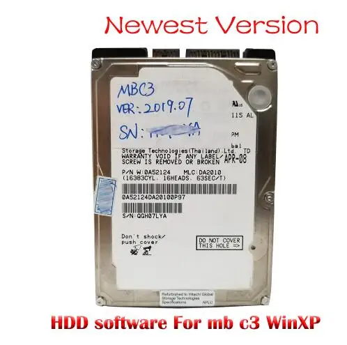 hdd soft for C3 12/2019V новые полным программным обеспечением для MB STAR C4/C5/C3 SSD/HDD версии программного обеспечения-12 подходят для большинства ноутбуков D630/CF-19/EVG7/x200 - Цвет: hdd soft for C3