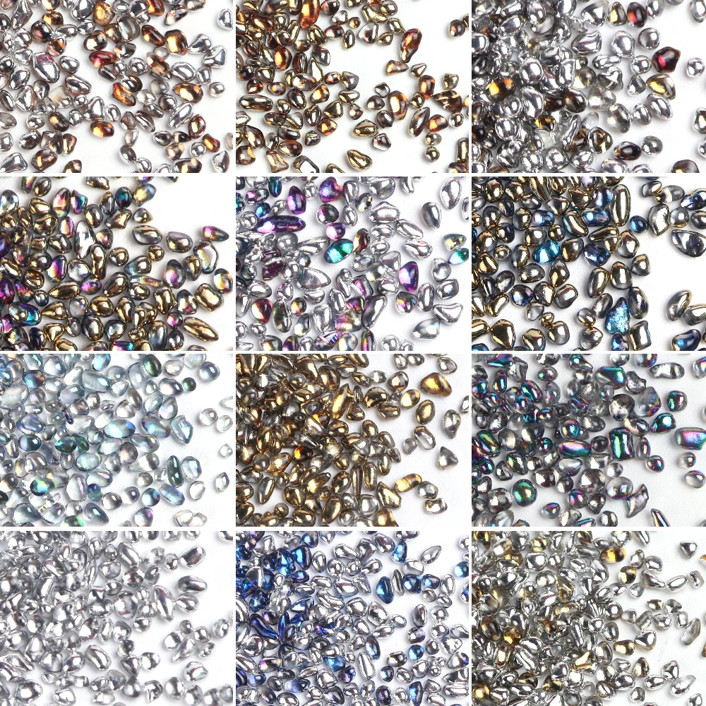 1 шт. Необычные камни для ногтей эльф бусины дизайна украшения Золотой Серебряный