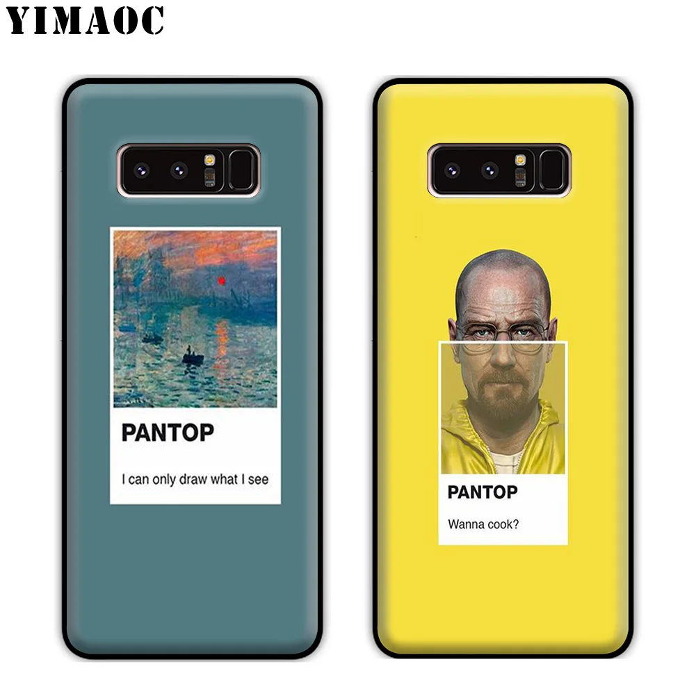 YIMAOC Pantone разбивающий плохой Мягкий силиконовый чехол для samsung Galaxy Note 10 Plus 9 8 A9 A8 A6