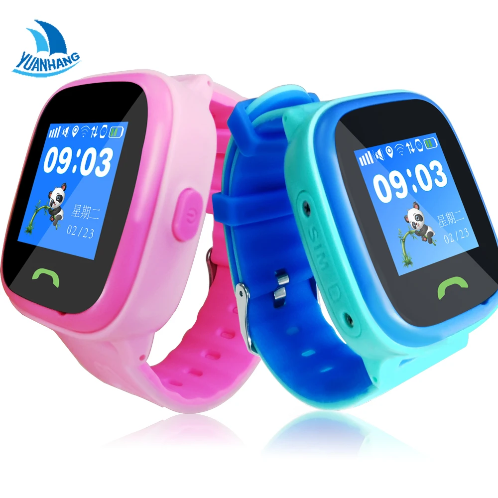 Yuanhang SmartWatch IP67 Плавание сенсорным экраном телефона Смарт часы sos вызов GPS WI FI
