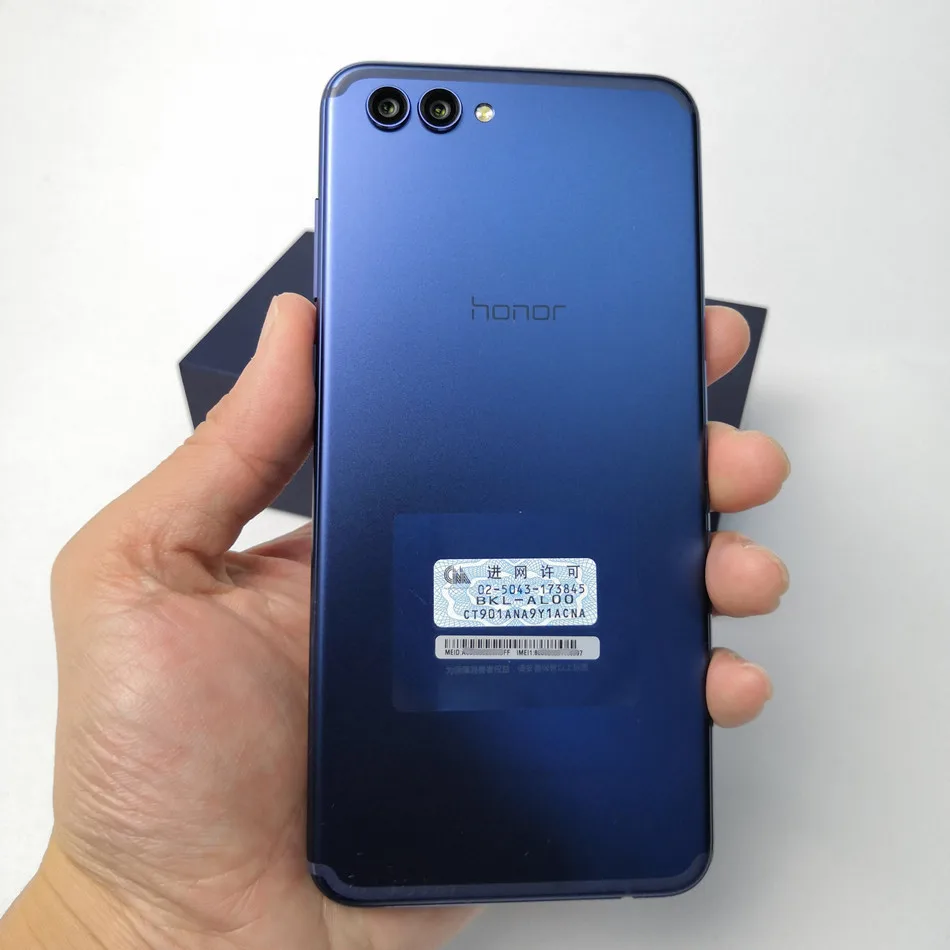 Huawei Honor V10 6 ГБ 64 Глобальный firmwarm NFC Смартфон вид 10 3750 мАч Android 8 0 AI процессор 5 99