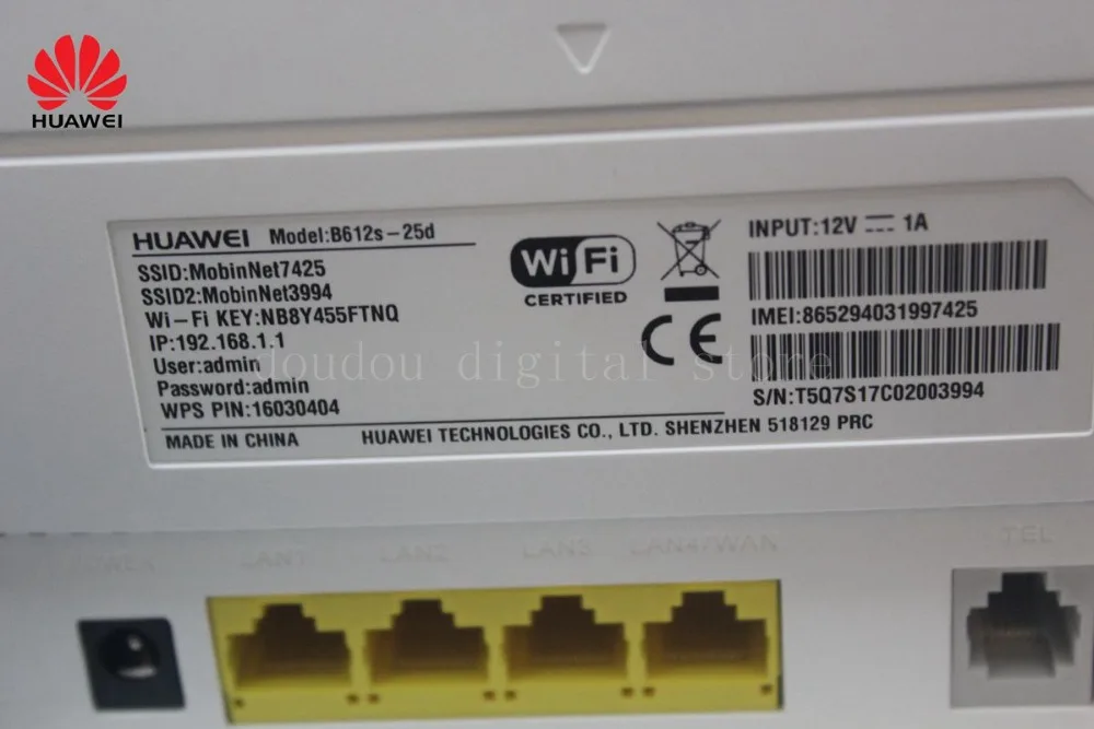 Разблокированный huawei B612 300Mbs B612s-25d со встроенной антенной 4 аппарат не привязан к