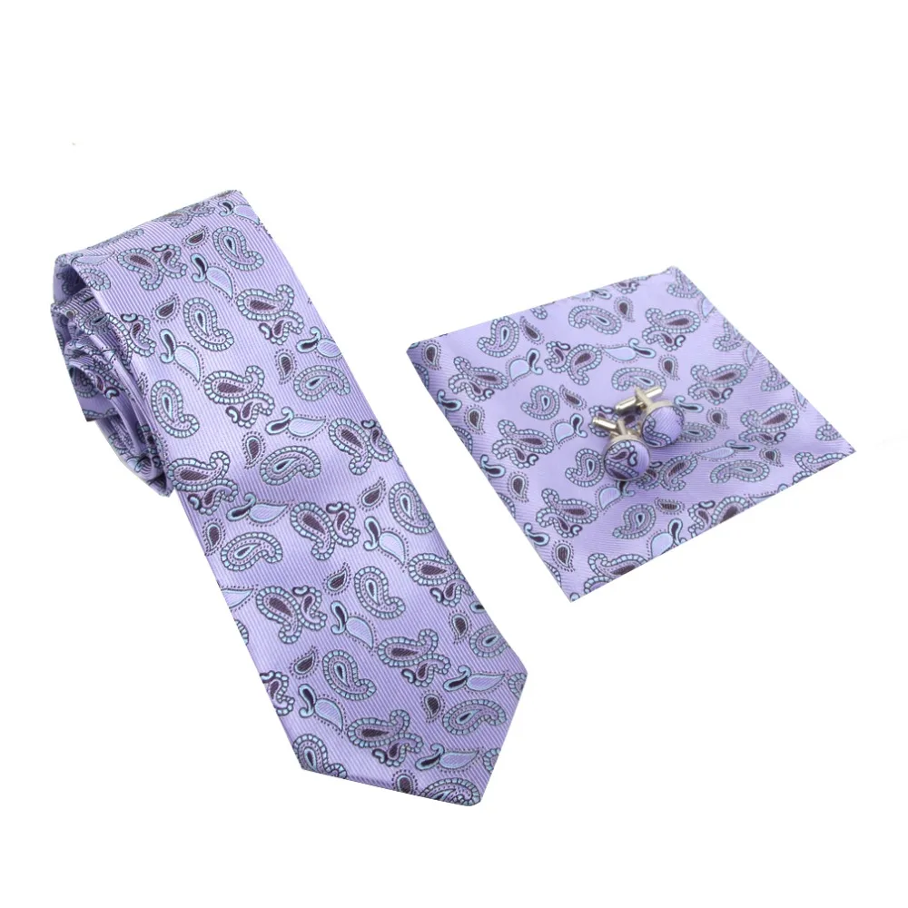 HOOYI модный новый тонкий шейный галстук набор Цветочные Галстуки для мужчин