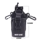 Abbree MSC-20E Портативный иди и болтай Walkie Talkie иди и нейлоновый чехол держатель для Yaesu Baofeng UV-5R UV-9R плюс UV-XR TYT Woxun Motorola радио