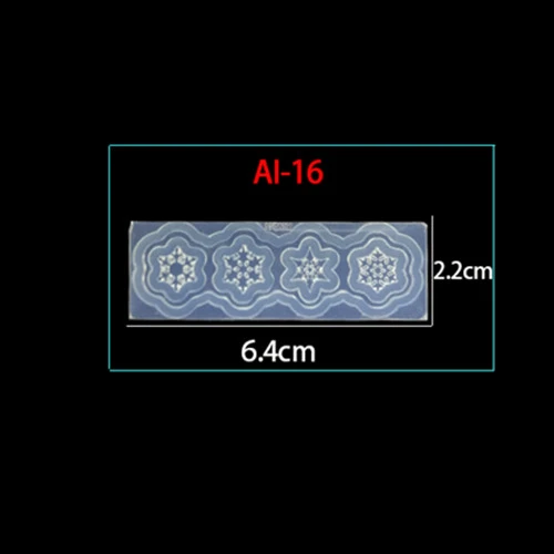 16 Фламинго 3D акриловая Форма для украшения ногтей УФ гель DIY дизайн мороженое силиконовые шаблоны для дизайна ногтей Шаблон Маникюр - Цвет: 16