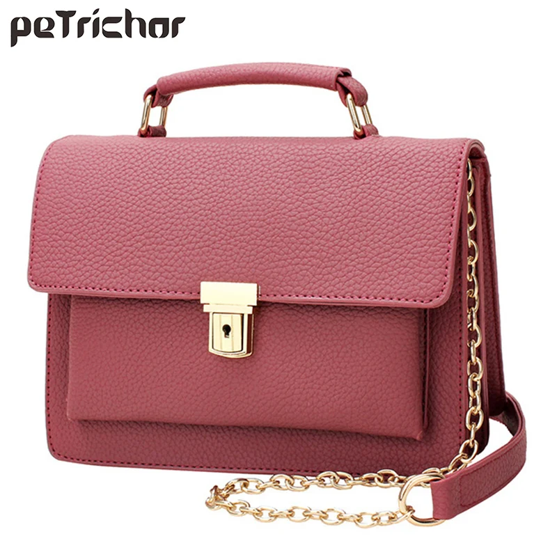 Женские сумки-мессенджеры с ручками сверху сумка-тоут из искусственной кожи