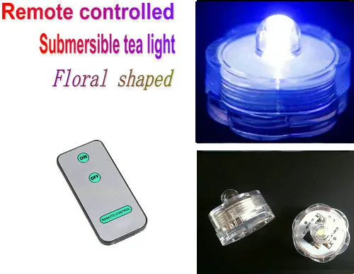 100 шт. погружных чая СИД светильник w/пульта дистанционного управления