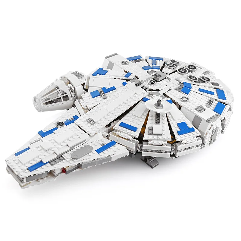Совместимы 75212 05142 StartWars Kessel Run Millennium Falcon строительные блоки модель игрушки для