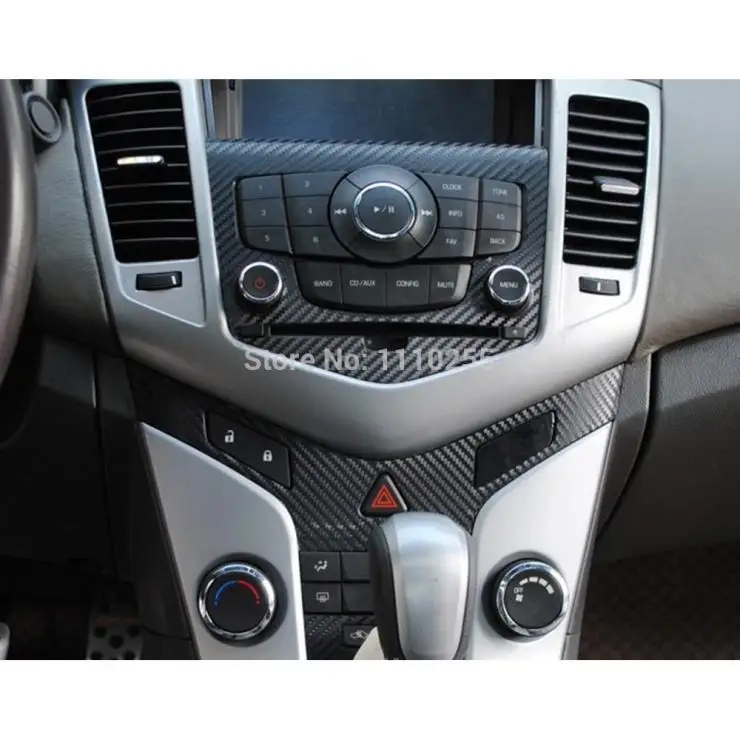 

Aliauto Carbon Fiber Vinyl Car Sticker Car Center Console Panel Sticker Special Designed for Chevrolet Chevy Holden Cruze