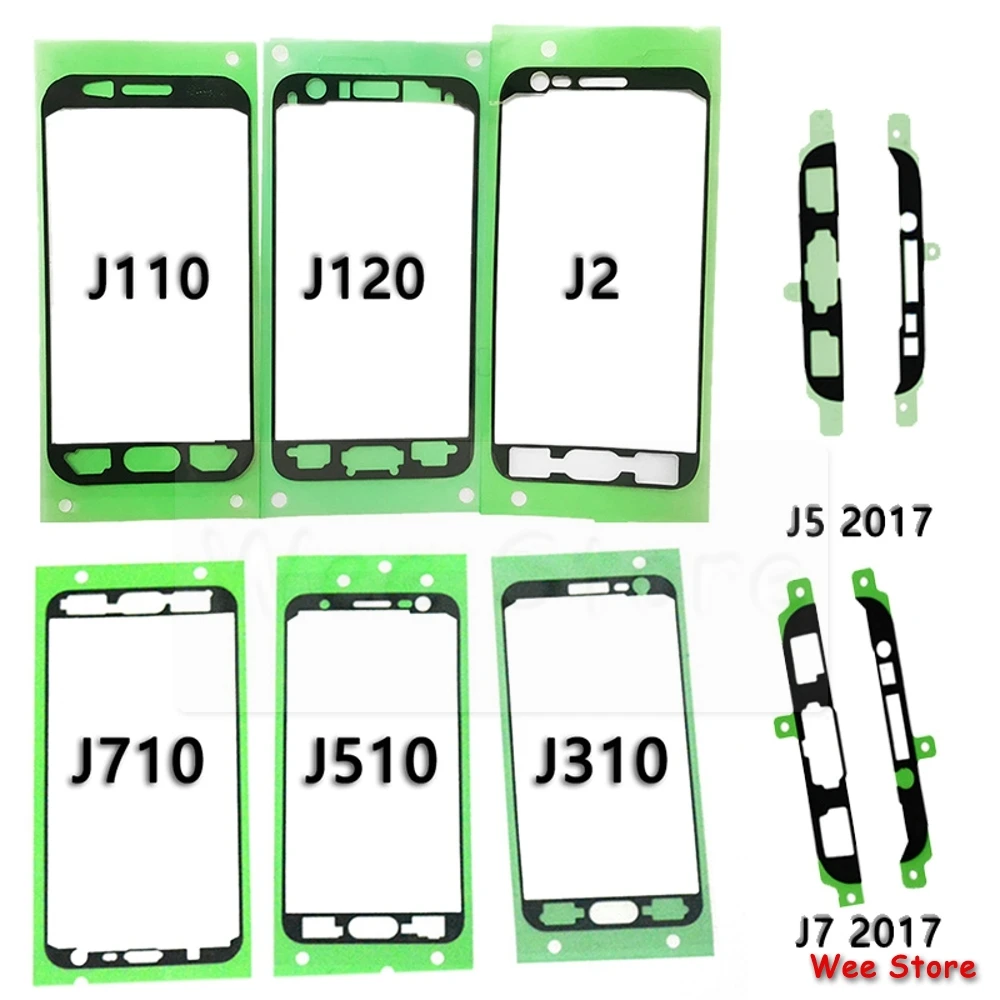 Оригинальный клей наклейка для Samsung Galaxy J1 J110 J120 J2 J3 J310 J320 J330 J5 J7 Prime передняя