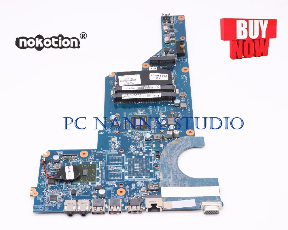 PANANNY 645529-001 для HP Pavilion G4 G6 материнская плата ноутбука DDR3 Протестирована |