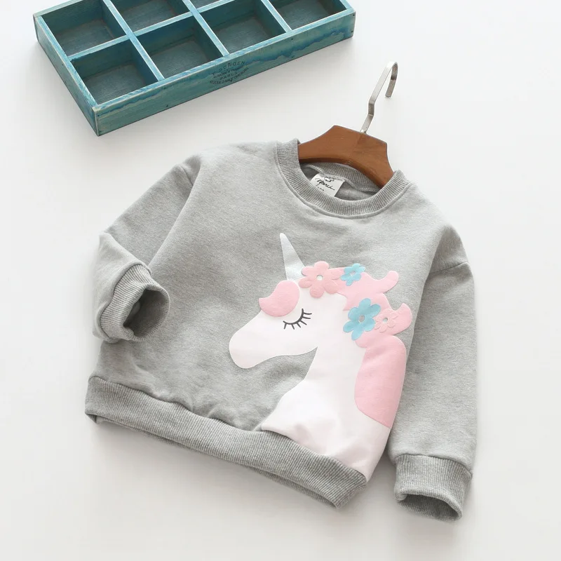 Толстовка с единорогом куртка для девочек детская одежда на осень и зиму