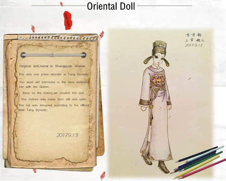 Серия ICY DBS BJD East Charm name от Shangguan Wan'er включая одежду Оригинальная кукла