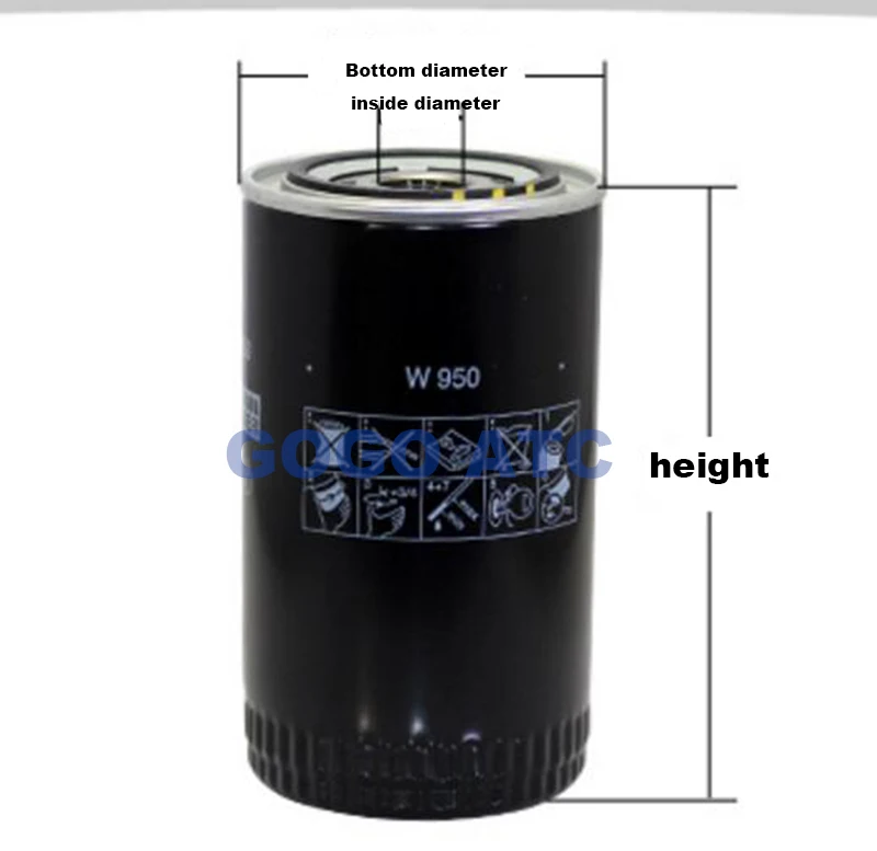 Высококачественный масляный фильтр W719/5 винтовой воздушный компрессор