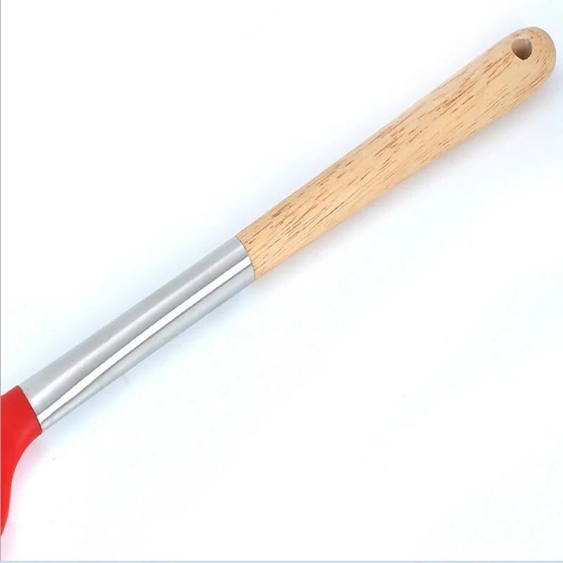 Nine Pieces Set Big Size Slicone Kitchen Tools High Quality Hot Resistant Health Spoon Turner Free Shipping | Дом и сад