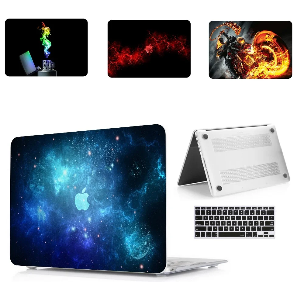 Laptop Hard Shell Case Cover+Rubberized Keyboard Cover For Apple Macbook 11 12 13 15 inch 13Air 11Air 13.3 15.4inch | Компьютеры и