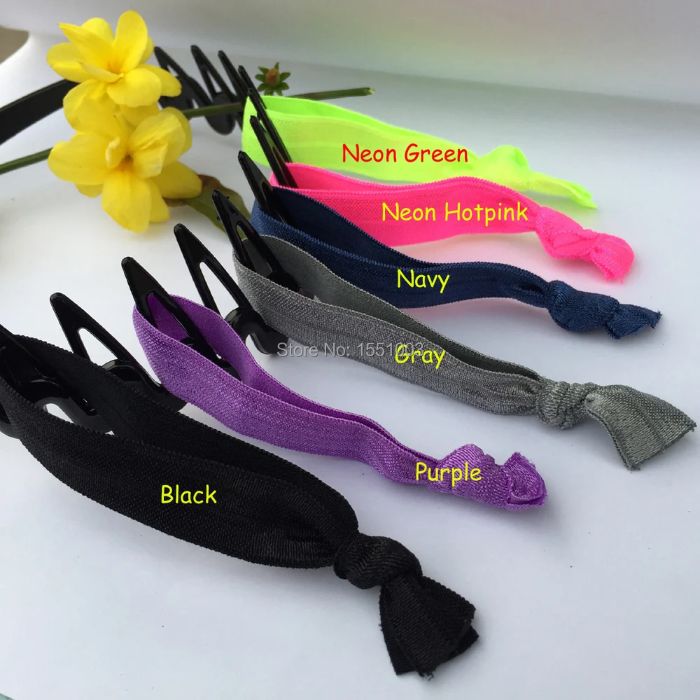 Лидер продаж 2016Y однотонная заколка для хвоста резинка волос женщин аксессуары