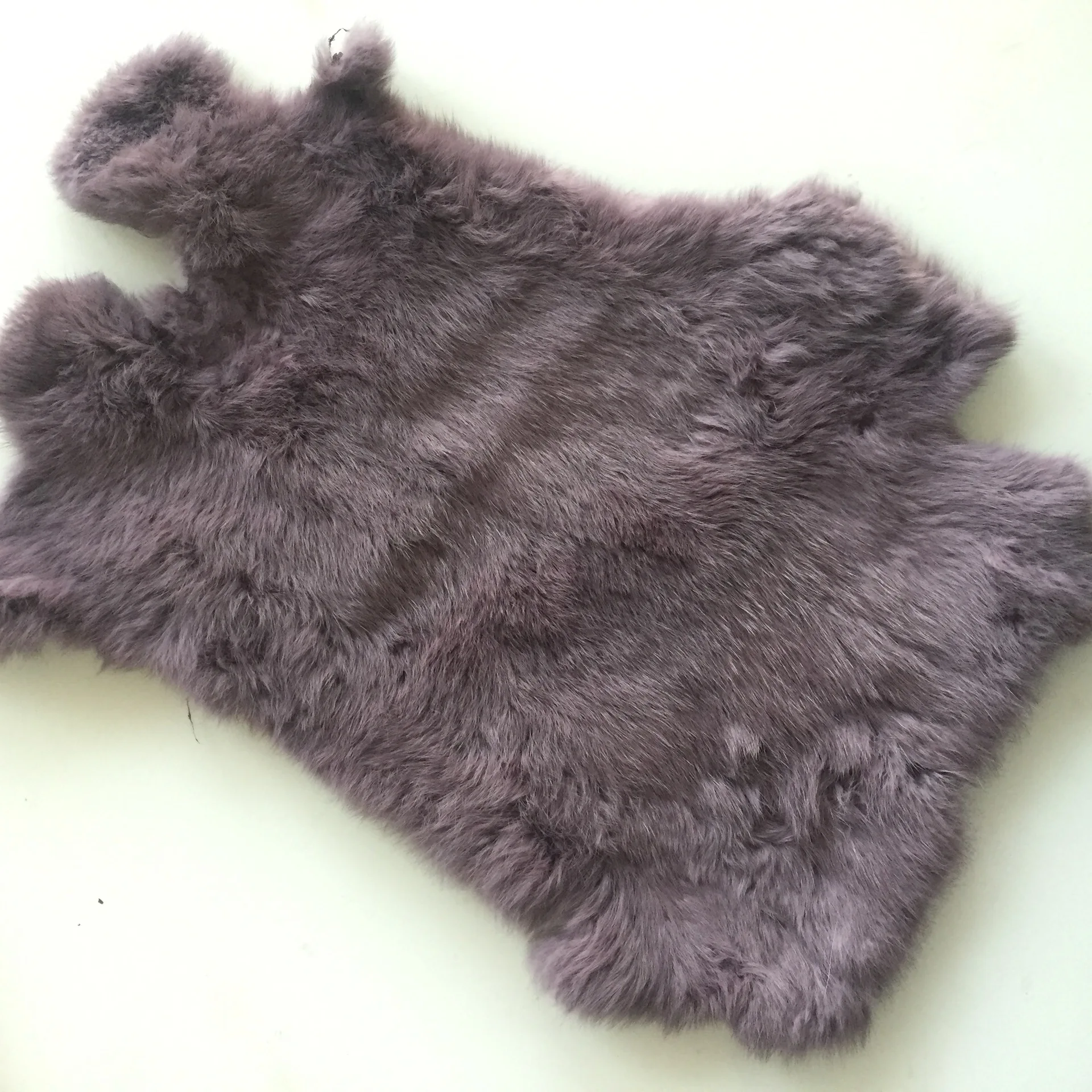 Цена натуральный мех кролика 30x25 см DIY Шарфы шапки помпон пальто Одеяло Подушка швейный Материал Пушистый мягкий натуральный мех R18