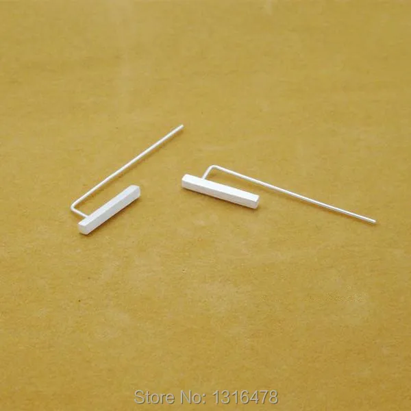 Новые серьги из стерлингового серебра 925 пробы нейтральные длинные