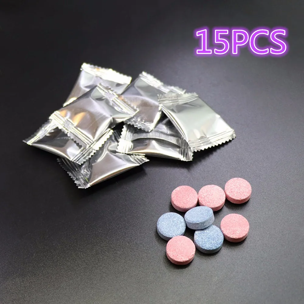 15PCS 1 шт = 4л+ 500 мл пластиковая бутылка Многофункциональный effvescent Спрей очиститель-очиститель стекла автомобиля чистящие автомобильные аксессуары Автомобильная щетка - Цвет: 15PCS