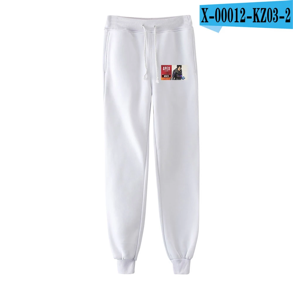 Frdun/модные штаны-джоггеры с принтом для мужчин и женщин, повседневные уличные длинные штаны,, спортивные штаны XXS-4XL - Цвет: white